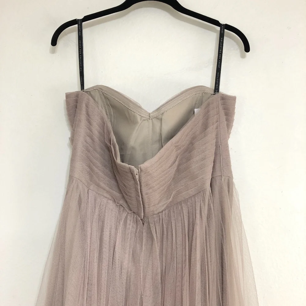 NEW Jenny Yoo Annabelle Convertible Tulle Gown Size 10